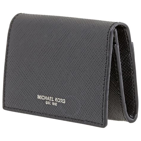 buy now michael kors men's harrison leather card case mocha|michael kors official website uk.